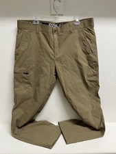 Eddie Bauer Men's Rainier Fleece Lined Pants Tan Khaki Size 40x32