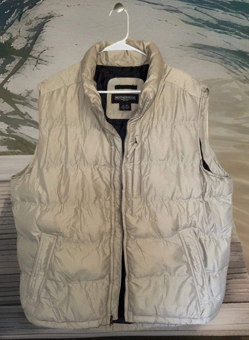 Men’s Puffy Vest Cold Weather Vest, Puffer Vest with lots of pockets Used men XL
Opens in a new wind