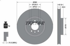 Disque de frein Land Rover RANGE ROVER SPORT