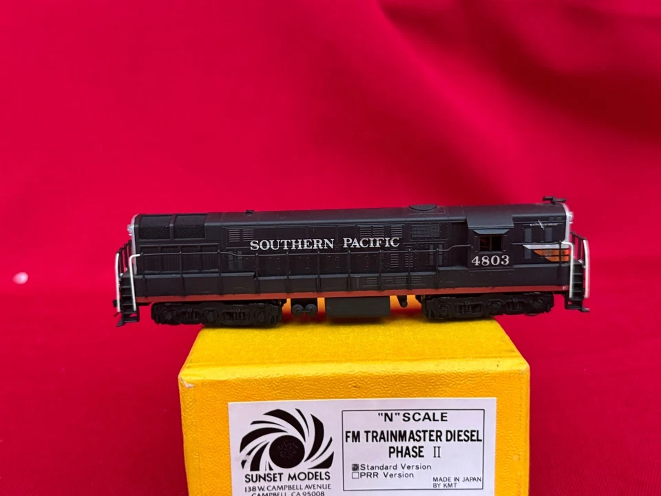 Sunset Models Brass N Scale Southern Pacific FM Trainmaster Factory Painted - Image 4 of 4