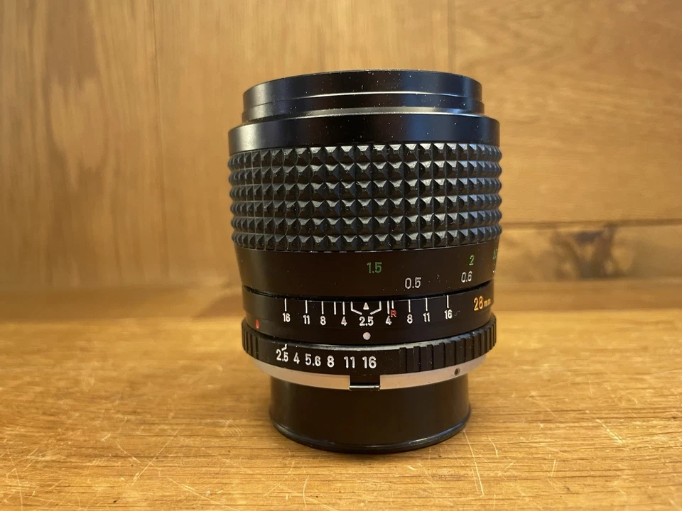 *Exc+5* Minolta MC W Rokkor SI 28mm F/2.5 lente grande angular Prime montagem SR da JP - Imagem 2 de 4