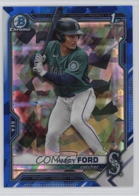 2021 Bowman Chrome Draft Sapphire Harry Ford #BDC-1 1t1d