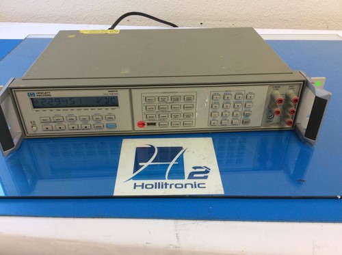 HP VINTAGE HEWLETT PACKARD 3457A MULTIMETER STD - POWER TESTED