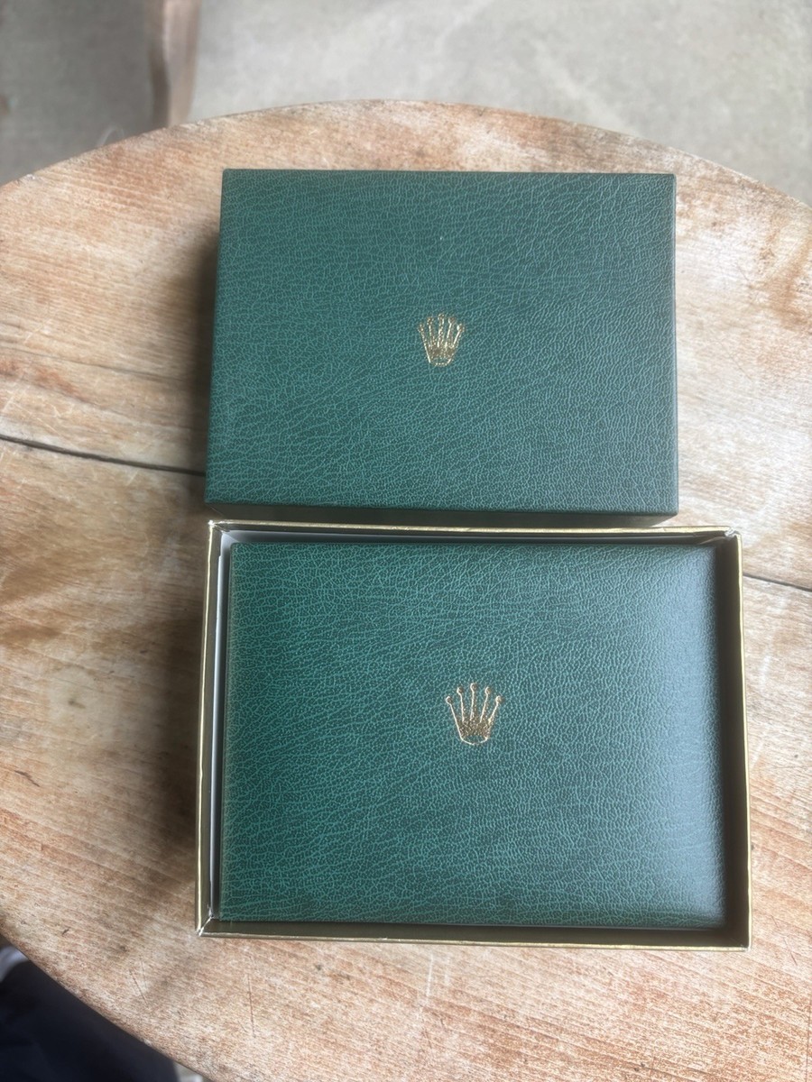 Vintage Rolex Green Watch Inner Outer Box With Hang Tag, Buy It