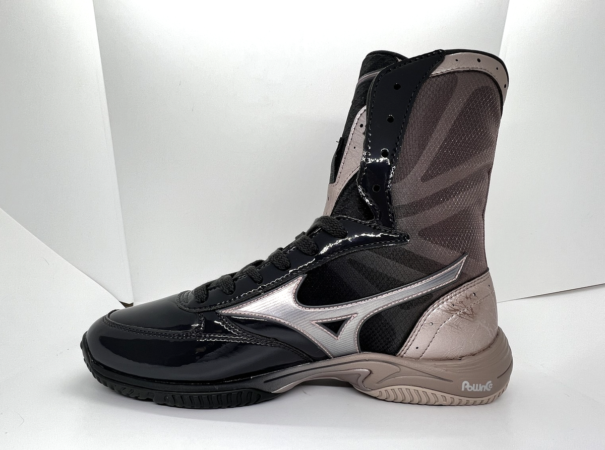 MIZUNO Boxing Shoes Wave Monster US6.5 ( 24.5cm ) Black Silver