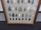 Authentic Native American Arrowheads Lot Of 36 Framed And Ready To Be Displayed  — photo 5