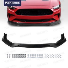 Fits 2018-2023 Mustang Gt R Spec Style Front Bumper Lip Chin Spoiler Splitter