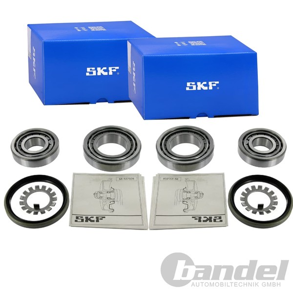 2X SKF RADLAGER-SATZ Radlager Satz Hinten Passend FüR MERCEDES-BENZ MB-image
