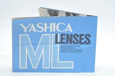 Yashica ML Lens Brochure Guide