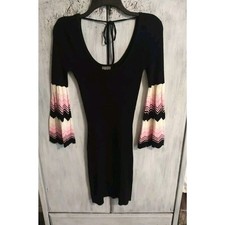 Dots  Flared Sleeve  Small Sweater Dress Y2K Wimsygoth  Retro Vintage Fairy