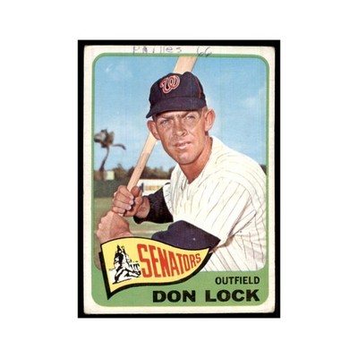 1965 Topps Don Lock Baseball Cards #445