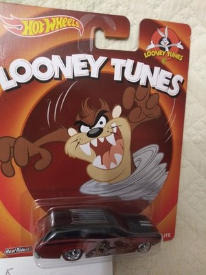 Hot Wheels Looney Tunes '71 Plymouth Satellite Red Line Real Riders ''The Tazz''