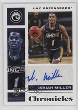 2021-22 Panini Chronicles Draft Picks Rookie Signatures Isaiah Miller Auto 0v72