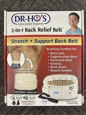 DR-HO'S 2-in-1 Decompression Belt For Lower Back Pain Relief Size B 42-55" NEW