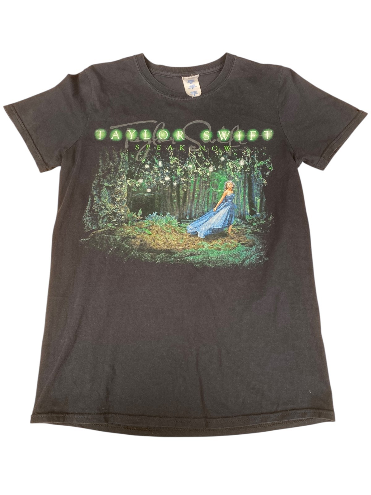 Taylor swift speak now t-shirt women's small black concert merchandise 2011 rare