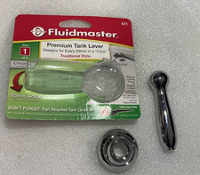 FLUIDMASTER 671 TOILET TANK FLUSH LEVER, TRADITIONAL STYLE, CHROME FINISH