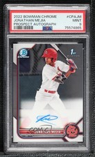 2022 Bowman Chrome Prospect Auto Jonathan Mejia #CPA-JM PSA 9 MINT Auto 0xh3