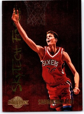1994-95 SkyBox Premium #SF4 Shawn Bradley SkyTech Force