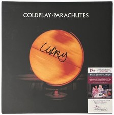 Chris Martin Signed Coldplay Parachutes Vinyl Record JSA COA AQ07041
