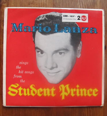 Mario LANZA   sings the hit songs from the STUDENT PRINCE   RCA Erb - 1837 - 2