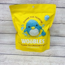 The Woobles Learn To Crochet Kit Easy Beginner Pierre The Penguin New Sealed