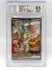 carta Pokemon Reshiram Ex 166/086 WHT set Fuoco Bianco Holo italiano BGS 8.5