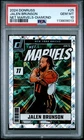 2024 PANINI DONRUSS NET MARVELS DIAMOND #25 JALEN BRUNSON PSA 10