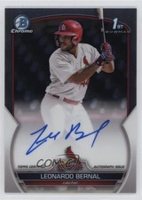 2023 Bowman Chrome Prospect Auto Leonardo Bernal #CPA-LB Auto yj0