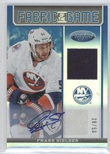 2012-13 Certified Mirror Blue Jersey 28/50 Frans Nielsen #FOG-FN Auto k8w