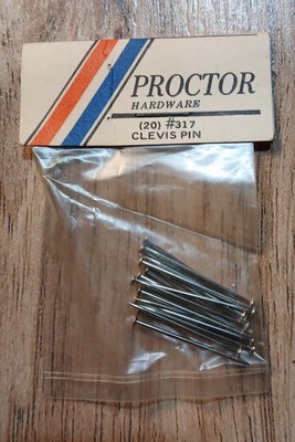 Vintage NOS Proctor Hardware RC 317 Clevis Pins