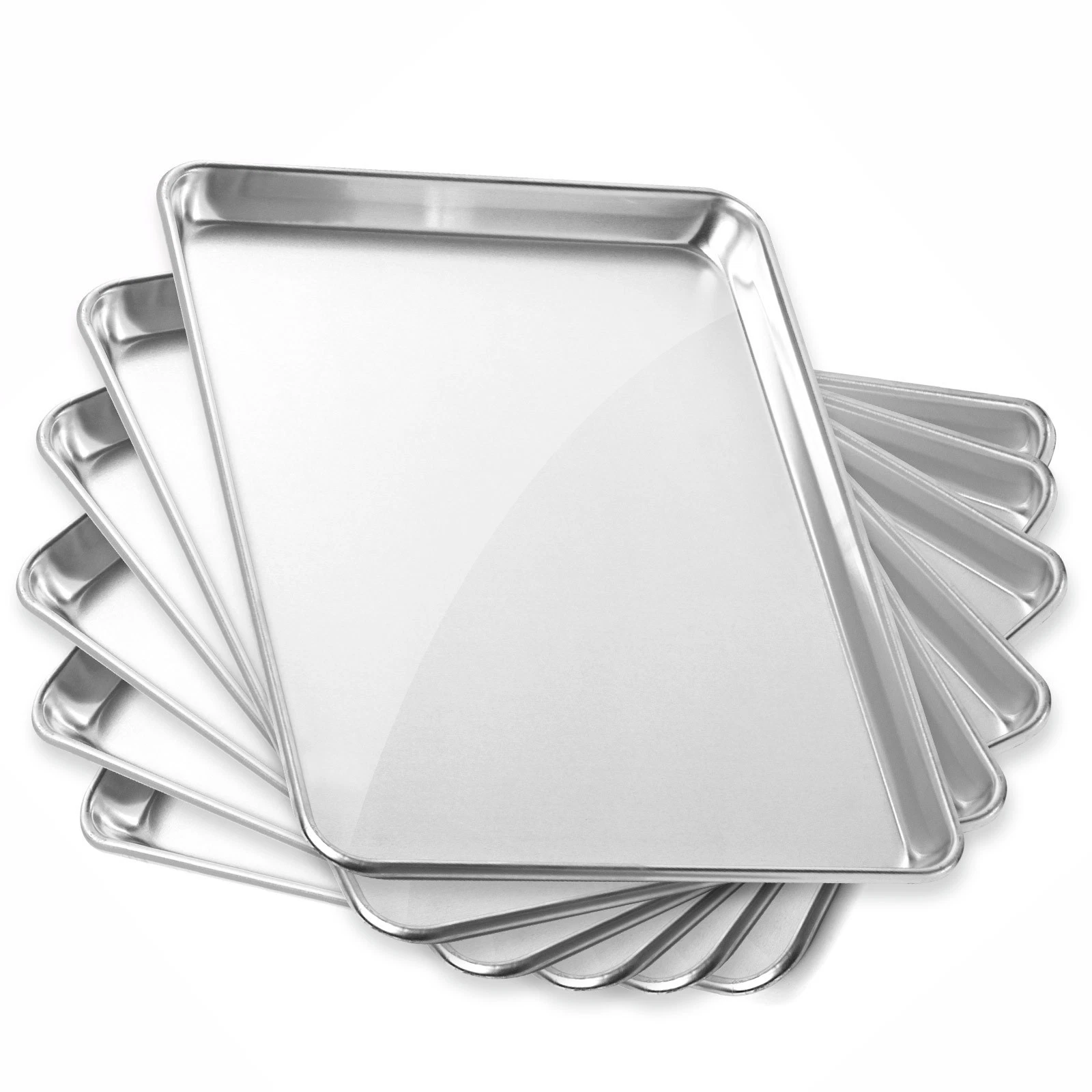 New Commercial Grade Aluminum 13 x 18 Baking Sheet - 6 Pans
Opens in a new window or tab