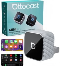 Ottocast Mini Slim USB Wireless CarPlay Adapter AndroidAuto USB Plug Dongle 2in1