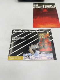 Romance of The Three Kingdoms (Nintendo NES) CIB Complete in Box w/ Poster