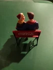 Vintage Coca-Cola Town Square Collection "Time Together" Couple on Bench #64336