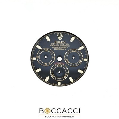 ROLEX schwarzes Zifferblatt Chromalight für Daytona Ref. 116523 116528 116518 Kaliber: ...