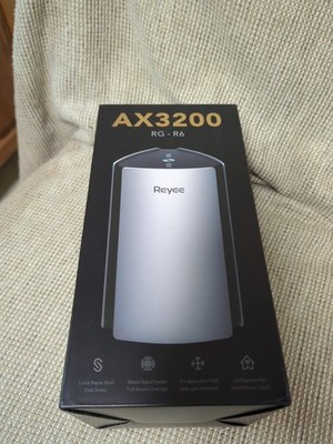 Reyee Whole Home Mesh WiFi System, AX3200 Smart WiFi 6 Router R6 3000 SQ FT