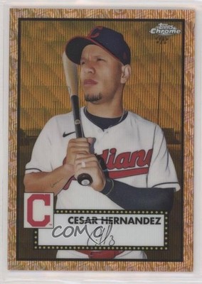 2021 Topps Chrome Platinum Anniversary 13/50 Cesar Hernandez #384 sh7