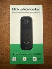 NEW - Blink Video Doorbell (2nd Gen) BLACK (s...