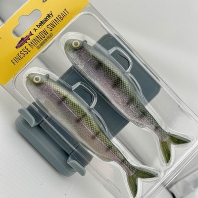 Hawg Hunter/Baitsanity Colab Finesse Minnow 'Baby Rainbow' Swimbait 3/4oz
