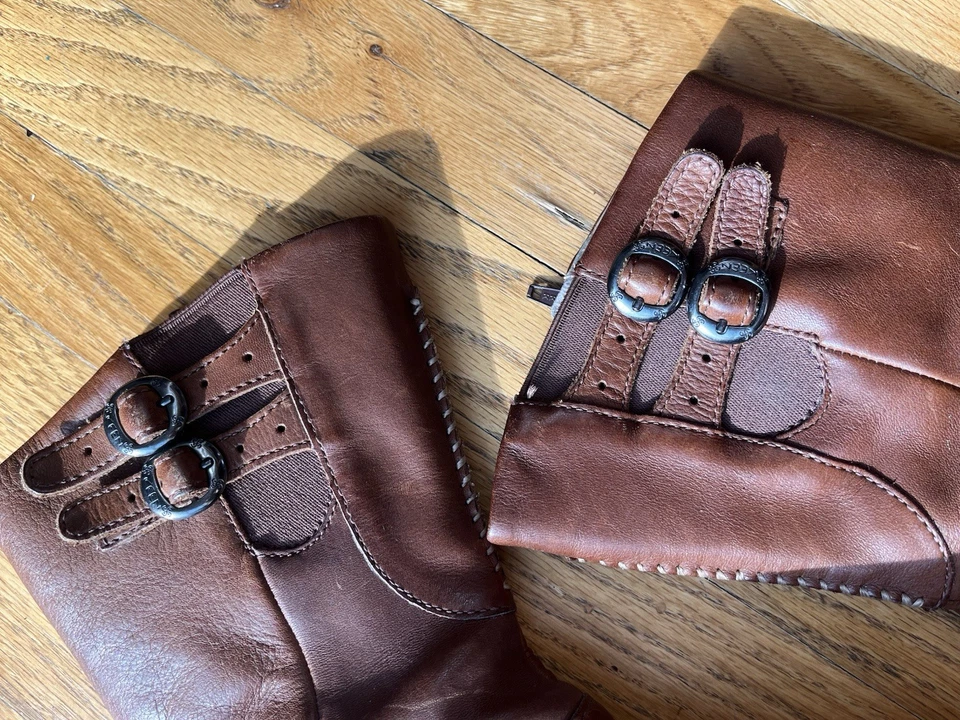 Botas Keen Bern de cuero marrón a media pantorrilla cremallera lateral para mujer talla 8” Foto 3 de 4