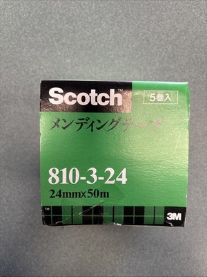 Scotch 810 Magic Tape 24mm x 50m From Japan - Pack Of 5