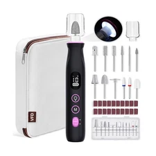 Electric Nail Drill, Cordless 2000 mAh Rechargeable Portable Nail F... Fast Ship