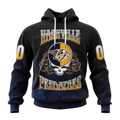 Personalized Nashville Predators Hoodie Special Grateful Dead Design 2025 Hot