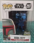 Funko POP! Star Wars Boba Fett Blue/Chrome #297 Celebration Exclusive - RARE!