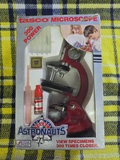 New 1986 Tasco Young Astronauts 600 Power Microscope Vintage