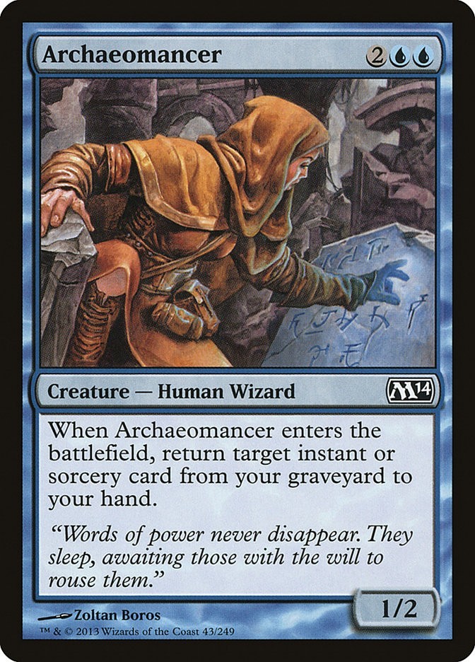 Archaeomancer 1x MtG 2014 m14 Core Edition SP/NM