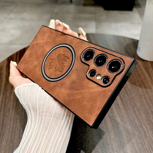Retro Leather Case for Samsung Galaxy S24-S21 - Afbeelding 4 van 12