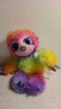 Hug Fun International 10 In. Multicolored Sloth New Without Tags (17)