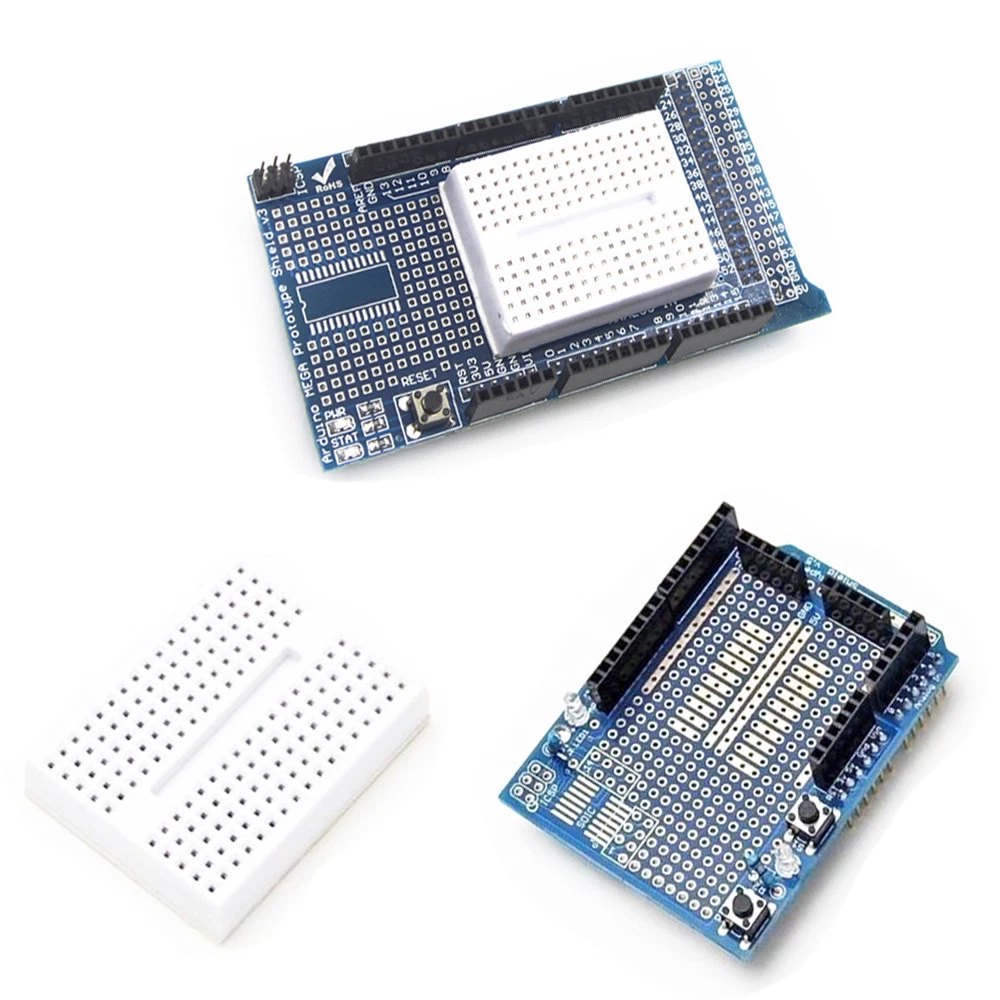 Arduino Uno Prototype Shield With Mini Breadboard (SYB-170