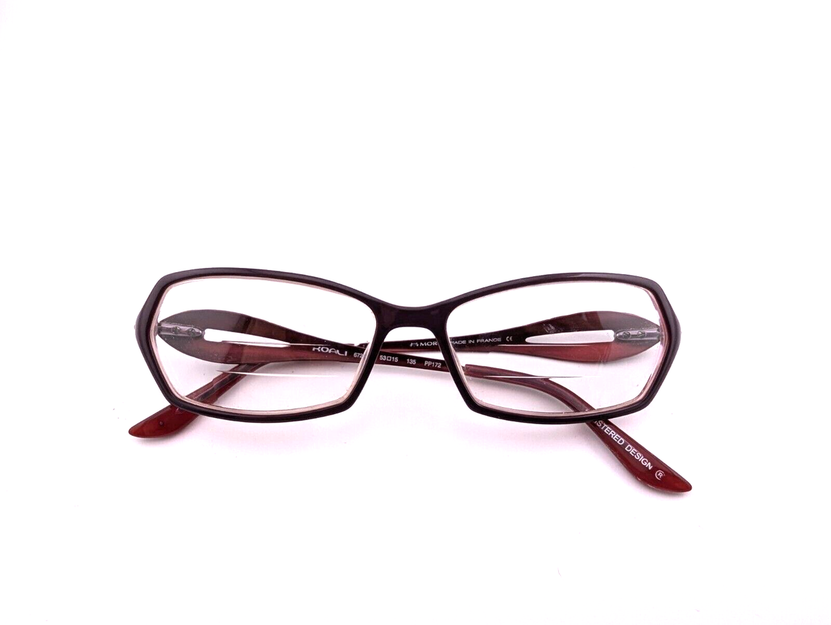 Koali Morel France Eyeglasses Frames Only, 6721K, 53-15-135, PP172, Red